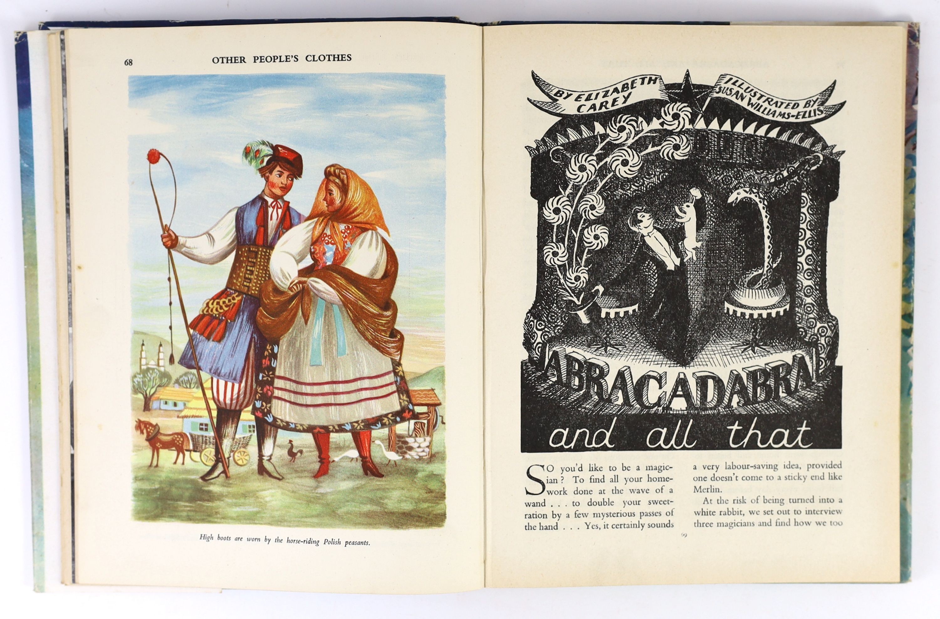 Giraud, S. Louis [ed.] - The Daily Express Children’s Annual. No.4. 1st ed. complete with numerous b/w and coloured illustrations plus 7 coloured pop up illustrations. Original printed boards with pictorial and titles. 4